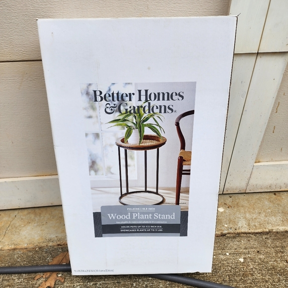 Better Homes And Gardens Other - Better Homes & Gardens Folding Wood Plant Stand